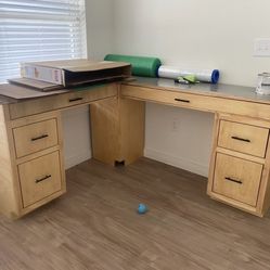 Custom Wood Desk