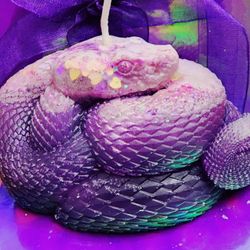 Purple Dream Snake And Flower