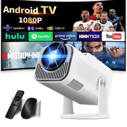 Brand new [Projector 2026 Upgraded] Mini Projector Support 4K 1080P Auto Keystone 270°Rotatable with WiFi 6 and Bluetooth 5.2 Projector