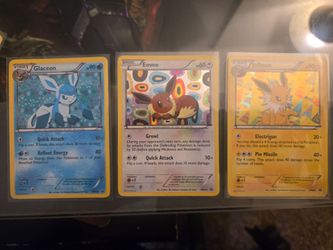 Pokemon BW Black Star Promo Eeveelution Lot – Glaceon BW90 Eevee BW94 Jolteon BW91 Holo