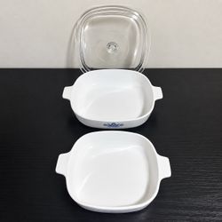 Vintage CorningWare Blue Cornflower Set – 2 Dishes + Lid