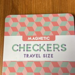 Magnetic Checkers Game Travel Size 