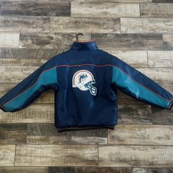 Miami Dolphins Vintage Jacket Large 