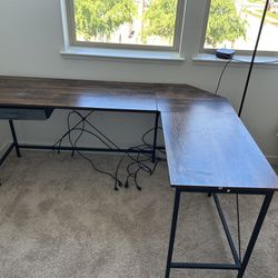 Home Office L-shaped Computer Desk