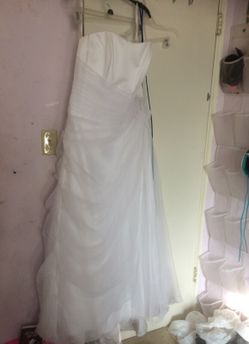 Wedding dress size 16 Davids Bridal