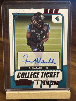 Panini Contenders - CJ Marable Rookie Auto