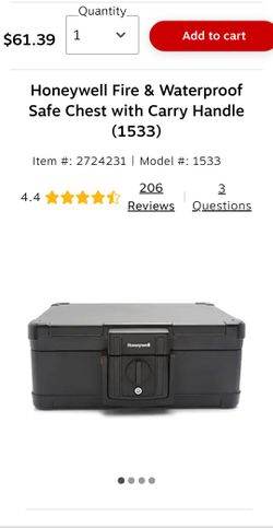 Honeywell Safe Never Open New