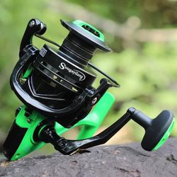 Sougayilang Fishing Reel, 5.2:1 High Speed Spinning Reel, Lightweight 11+1BB Ultra Smooth For Saltwater Or Freshwater ,model 5000
