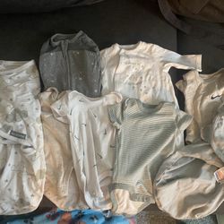 Brand New Nike Onesies And Swaddle Me Swaddles
