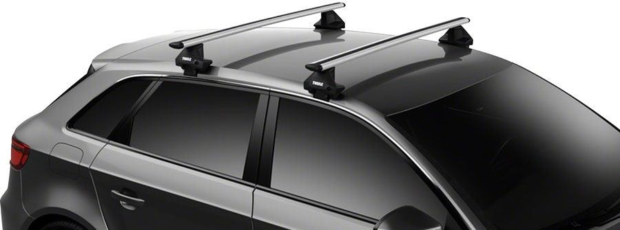 Thule Evo square bar roof rack kit for cars without factory rack
