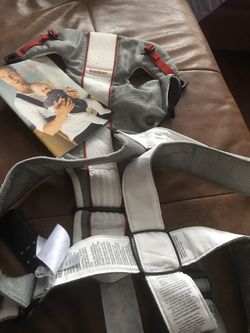Baby Bjorn baby carrier.