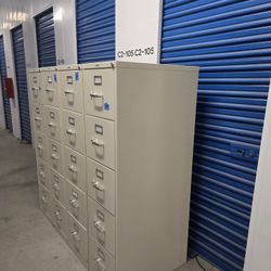 Metal File Cabinet Letter Size With Key $100 Each 