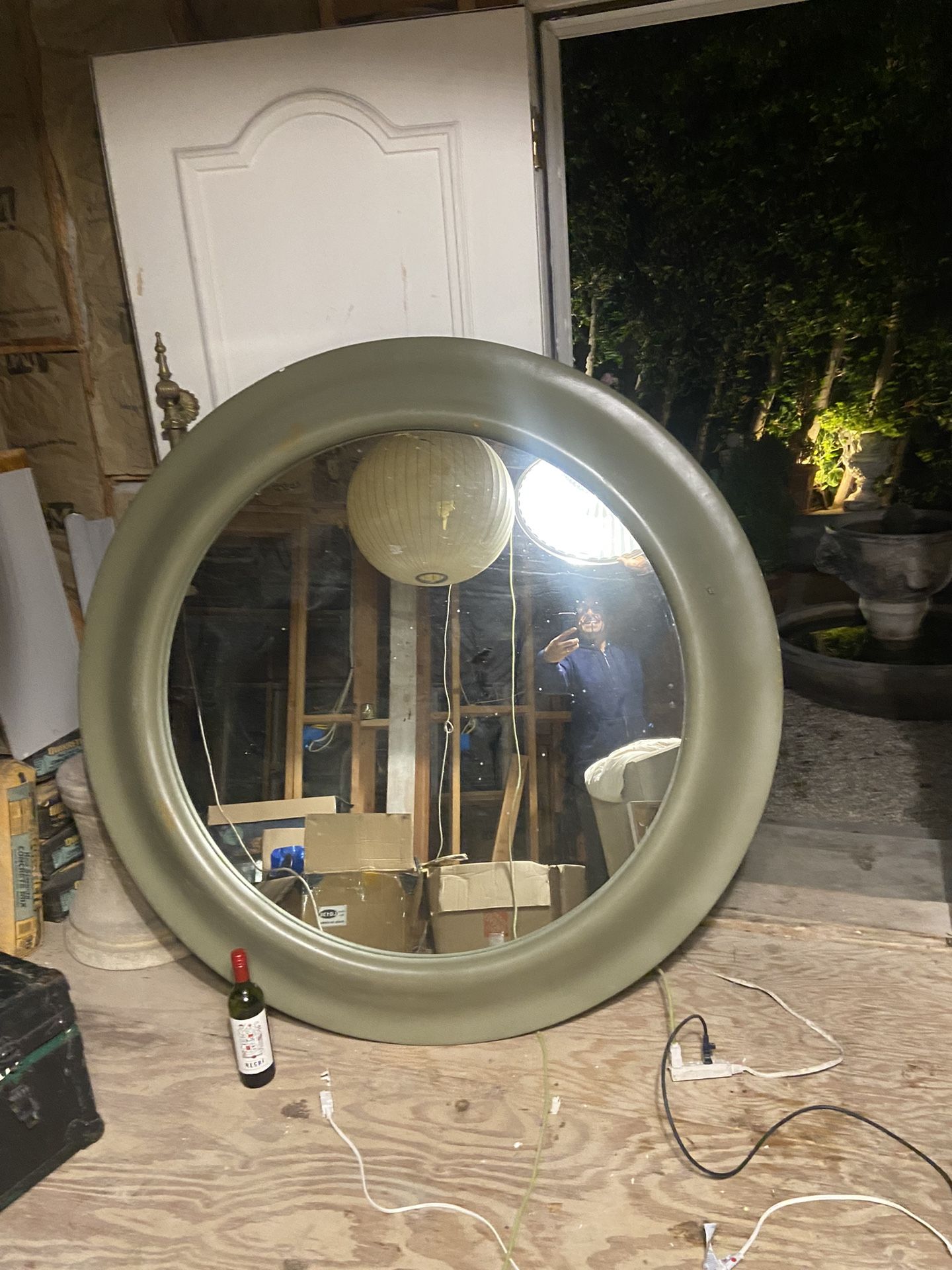 Architectural Hanging Mirror Huge