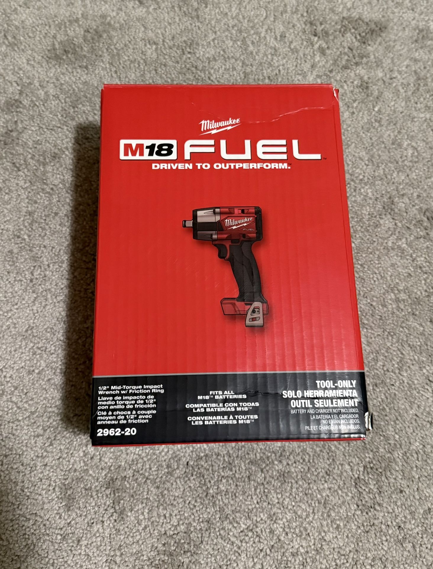 Milwaukee M18 FUEL Gen-2 18v 1/2 Impact Wrench