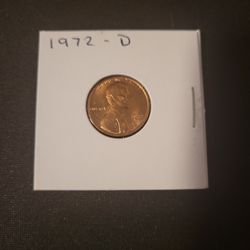 1972 - Red penny