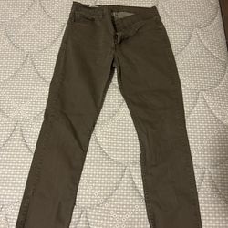 New Olive Men’s Levi 511 32/30 