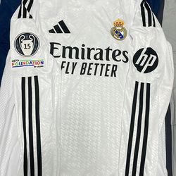 Real Madrid CF Long Sleeve 24/25 Home Jersey