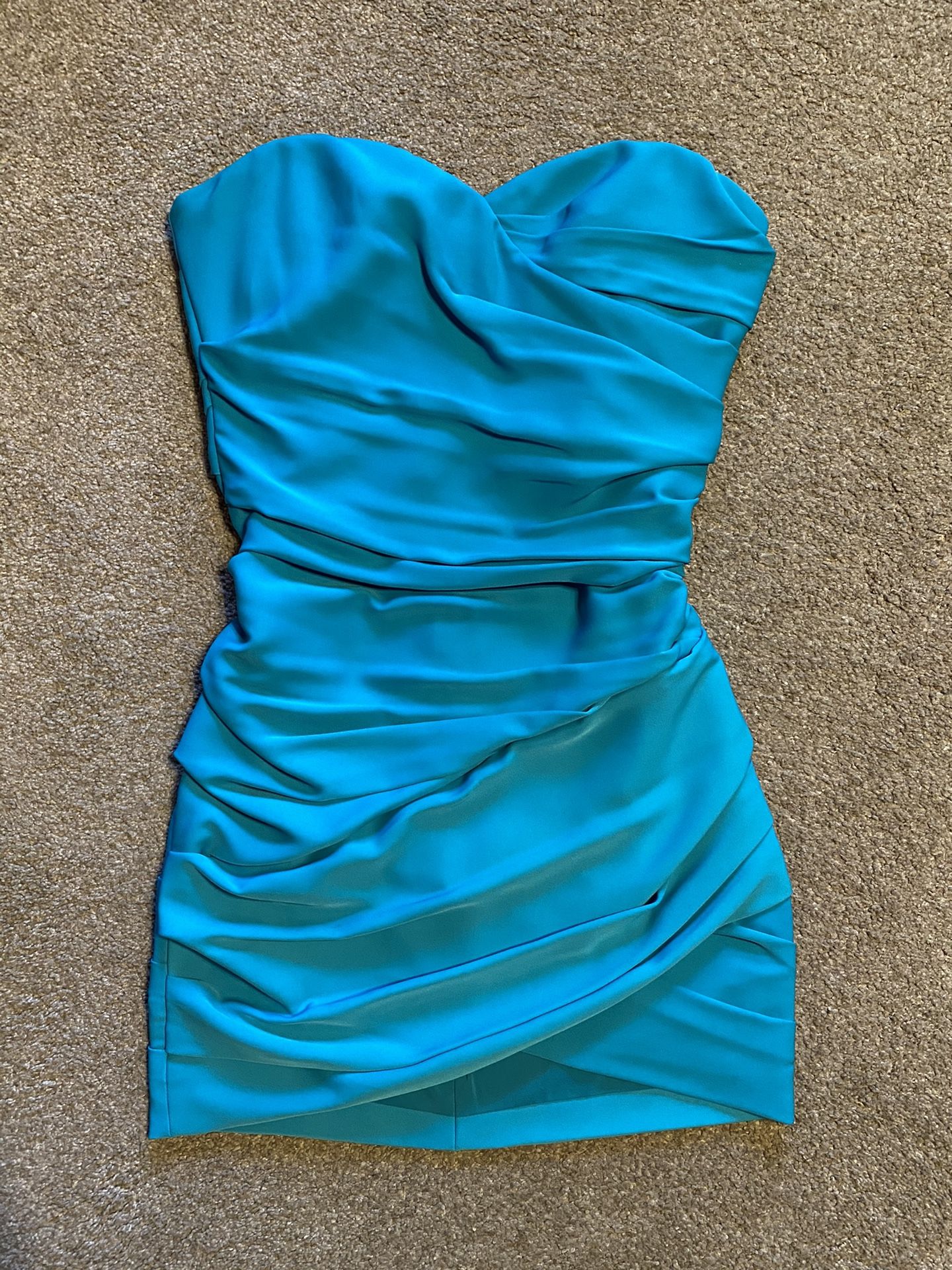 BCBGMAXAZRIA Blue Jade Formal Dress Size 10