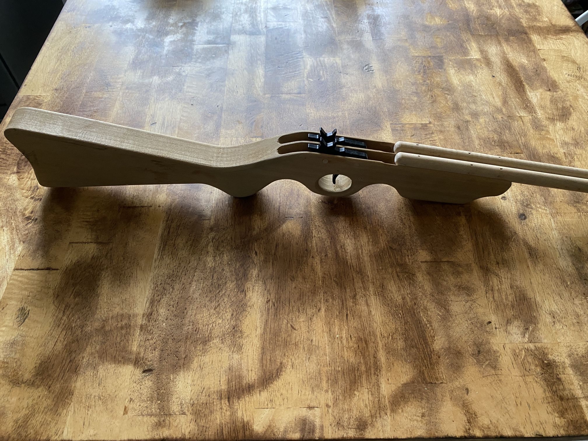 Wooden Rubber Band Gun