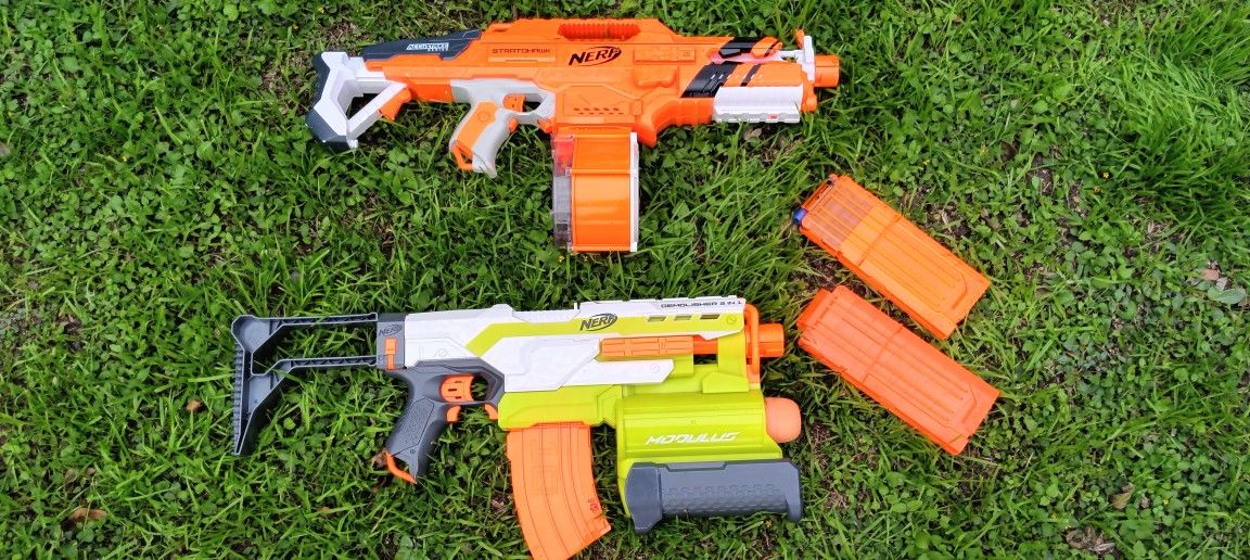 2 Nerf Guns Rare Colors