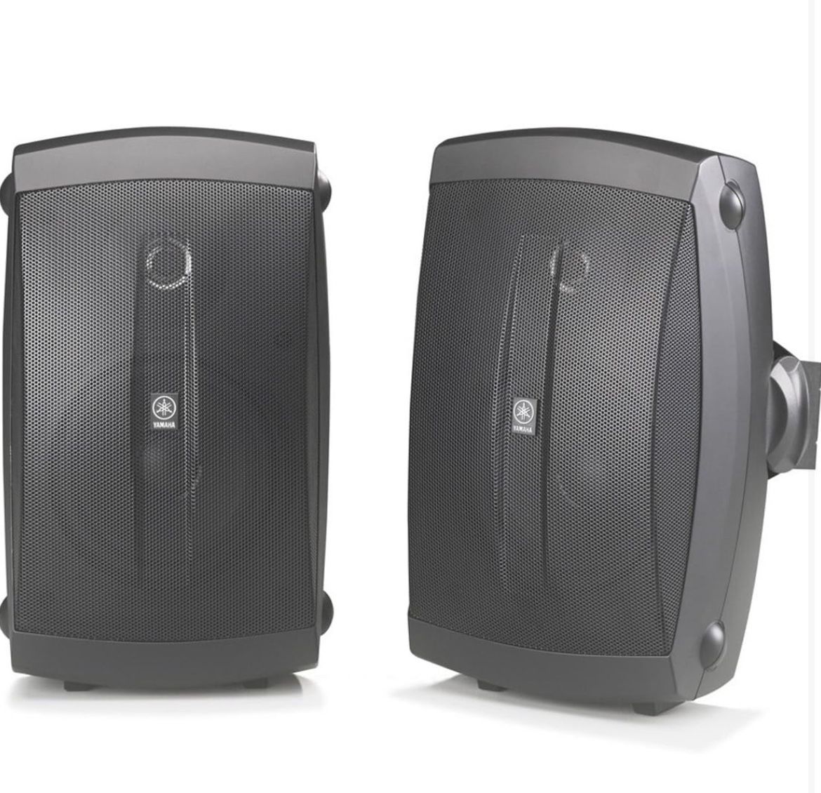 YAMAHA NS-AW150BL 2-Way Indoor/Outdoor Speakers (Pair, Black) - Wired