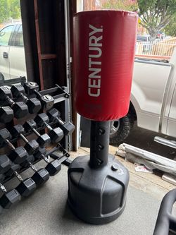 Century punching bag with stand
