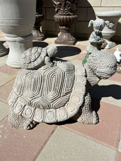 New Large Turtle Made Out Of Cement 