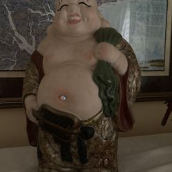 12” Ceramic Budda
