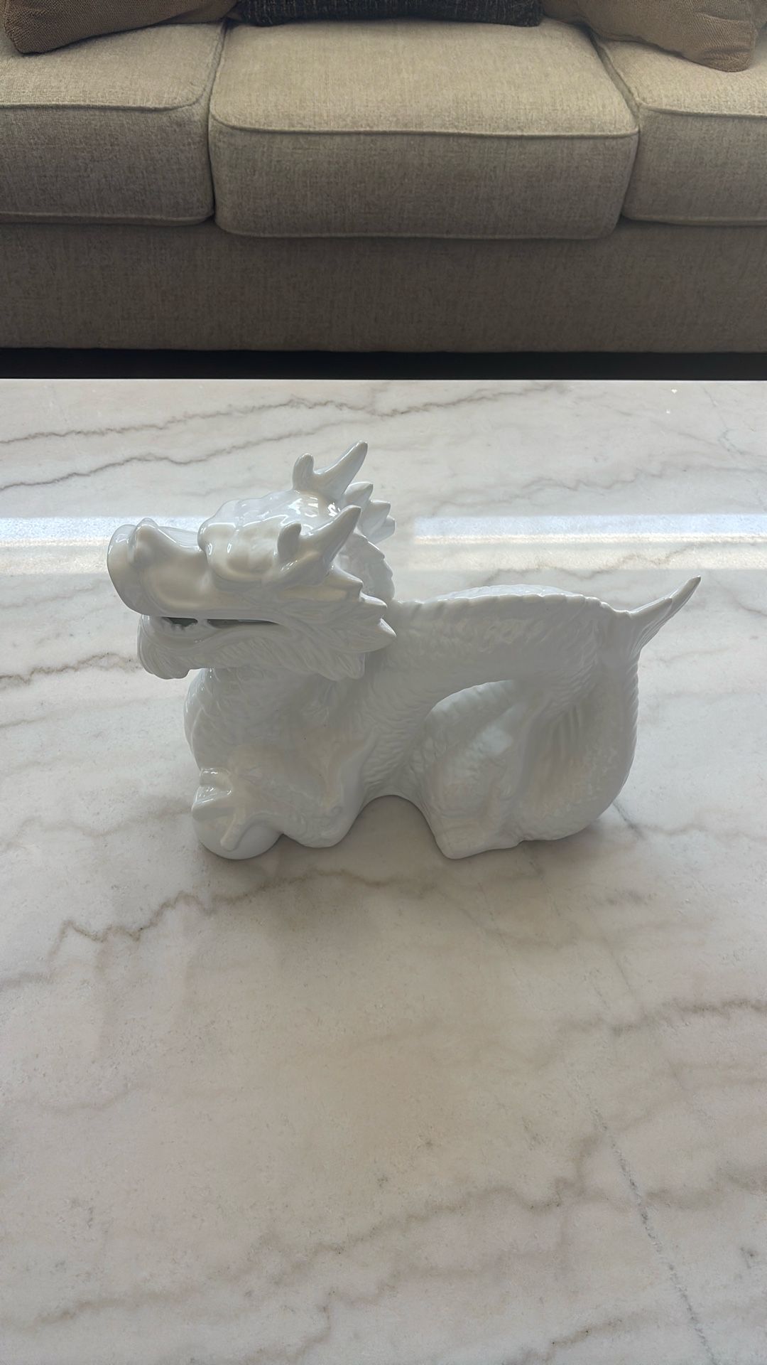 Porcelain Dragon Figures(set of 4)