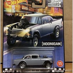 Hot Wheels Boulevard '55 Chevy Bel Air Gasser HOONIGAN