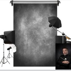 Kate 5x7ft Gray Texture Backdrop Gray Purple Abstract Portrait Headshot Backgrounds for Photoshoot, Photo Video Studio Prop