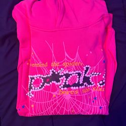 P*NK Pink Spider hoodie 