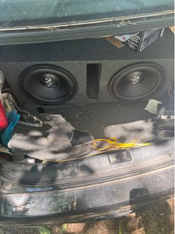 2 12 inch Ground Zero sub woofers