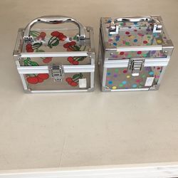 Set Of 2 Vintage Caboodles 90’s Make Up Cases