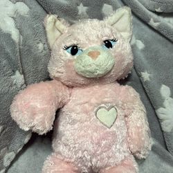 Build A Bear Sassy Pink Kitty With Voice Box