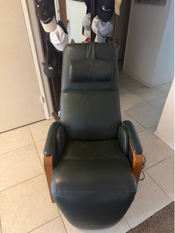 Electric leather recliner chair