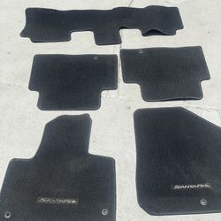 Hyundai Santa Fe 2013 - 2018   6/7 passenger| Floor Mats |OEM Parts| B8F14-AC000-RYN  