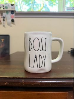 Rae Dunn Boss Lady Ceramic Coffee Mug