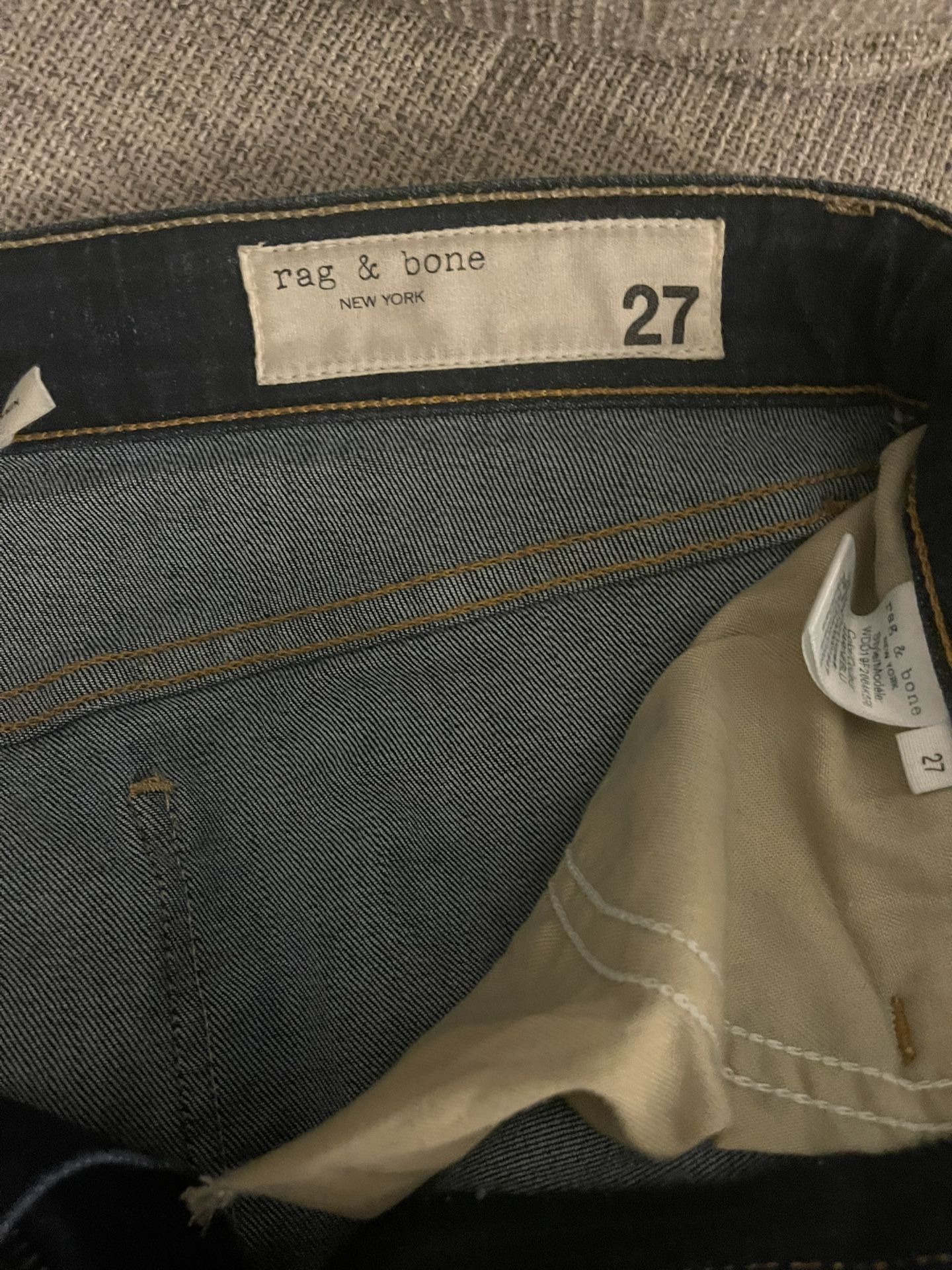 Rag And Bone Skinny Jeans Size 27 Ninja high rise skinny jean