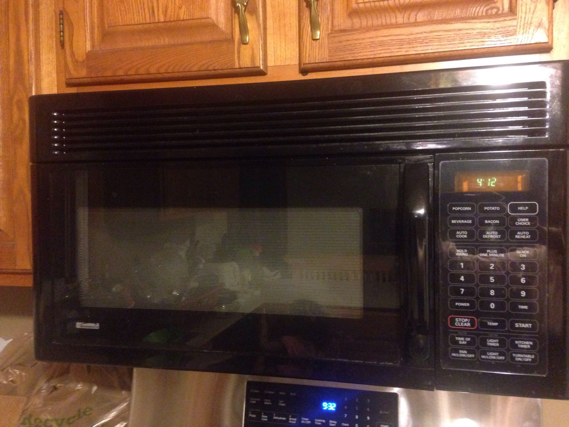 Kenmore microwave