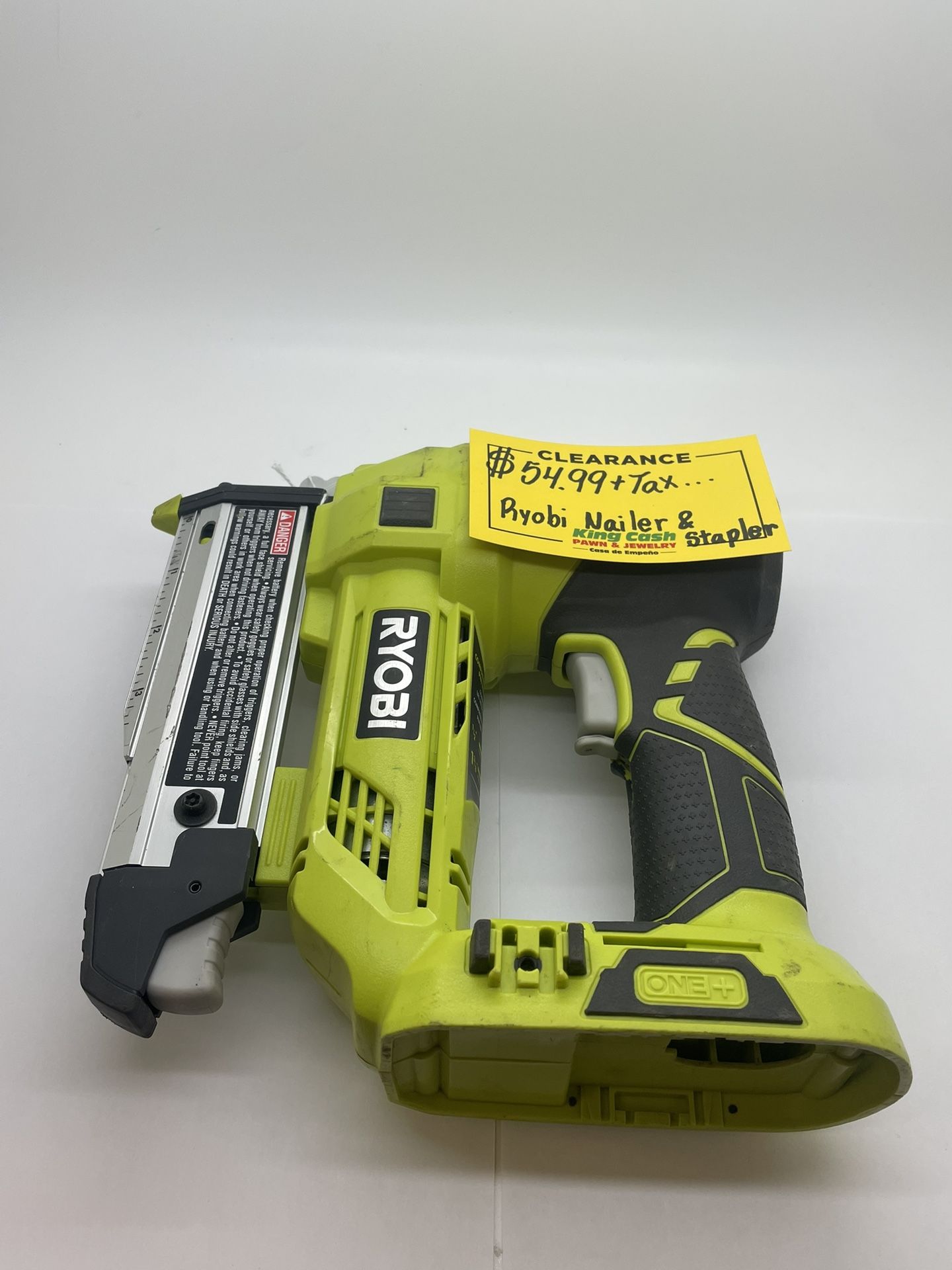 RYOBI NAILER & STAPLER