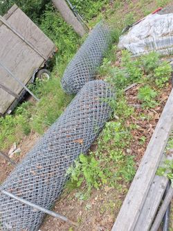 Chain link fence