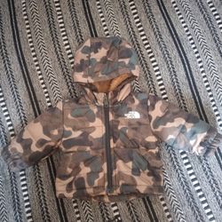 The North Face reversible infant jacket 3-6 months