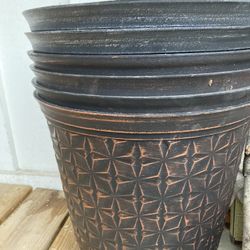 Classic planter buckets $15 each 