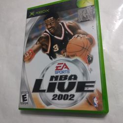 Xbox Game NBA Live 2002 Used