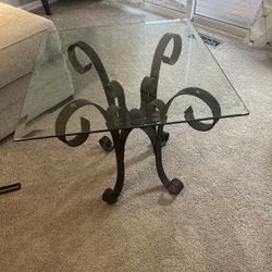 Glass Top End Tables (set Of 2)