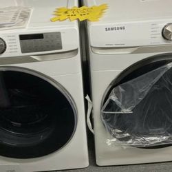 Same Day Delivery, Samsung Front Loading Washer & Dryer Set