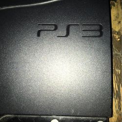 PS3with Controller And Plugs And games