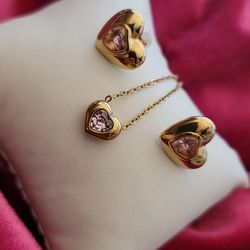 Brand new earrings and necklace