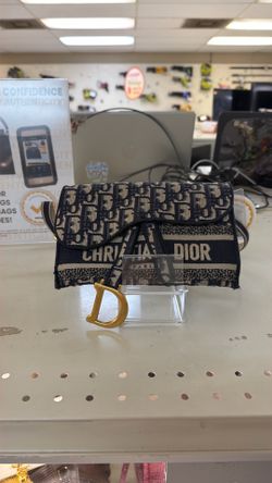 Christian Dior Jacquard Saddle Pouch